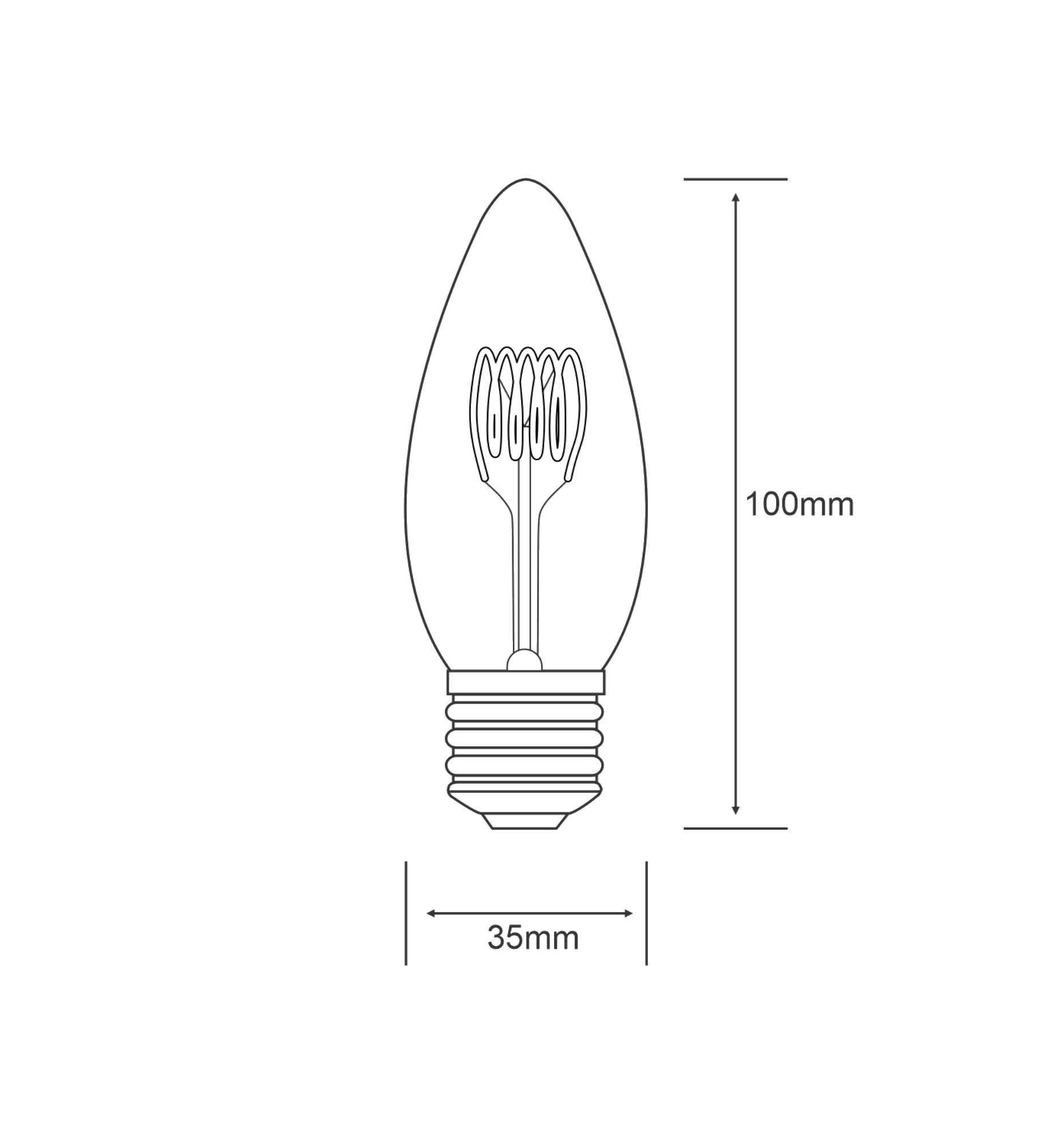 Classic Style LED Lamps Luxram Candle